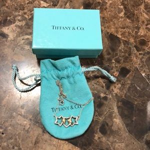 Tiffany vintage heart and star necklace